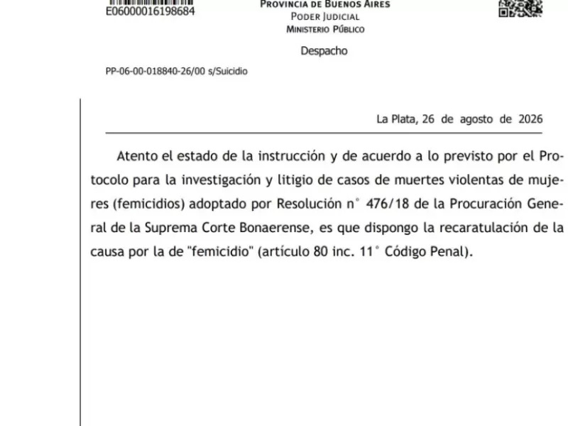 Giro en la causa por la muerte de &Eacute;rica Valdez: la Justicia dej&oacute; atr&aacute;s la hip&oacute;tesis del suicidio y ahora investiga un femicidio