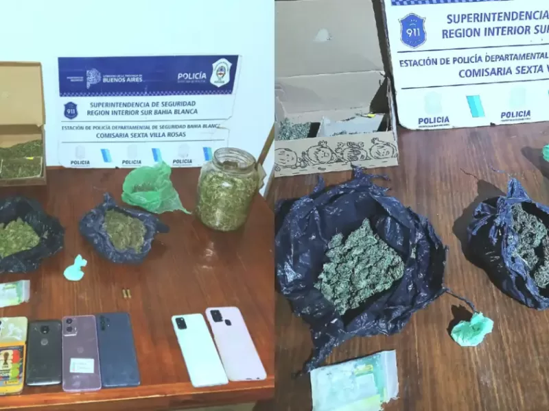Tres allanamientos por un ataque a tiros terminaron con detenidos y secuestro de drogas