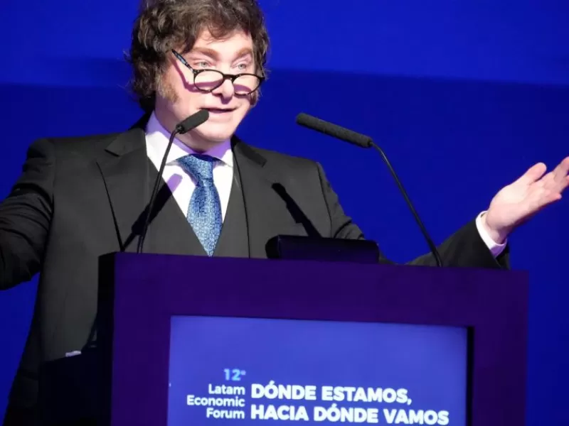 Javier Milei defendi&oacute; el rumbo econ&oacute;mico en el Latam Economic Forum y asegur&oacute; que &ldquo;Argentina va a crecer&rdquo;