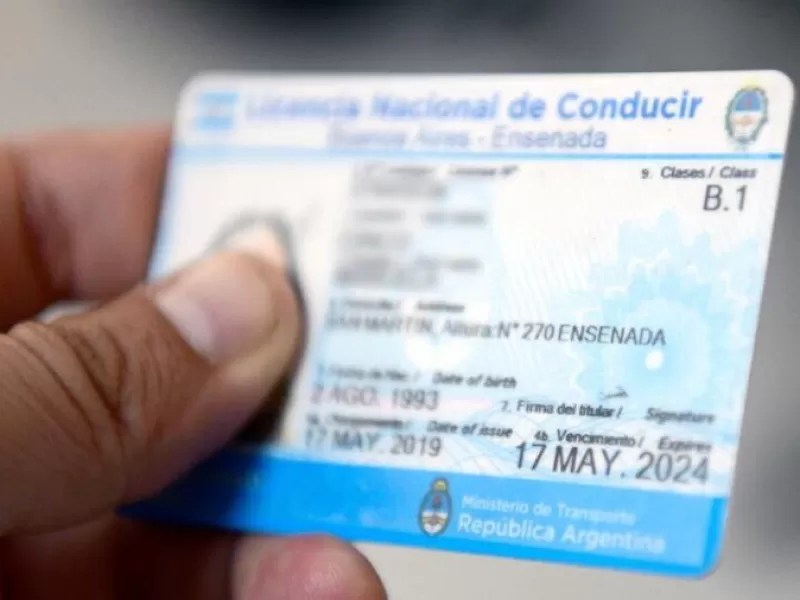 No se entregan licencias de conducir por falta de insumos enviados por la Provincia