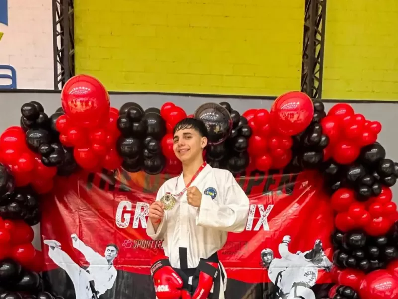 Eros Gonzalo Pereira busca apoyo para representar a la Argentina en la Copa del Mundo de Taekwondo ITF