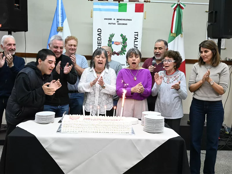 La Sociedad Italiana celebr&oacute; su 148&deg; aniversario junto a la comunidad y autoridades locales