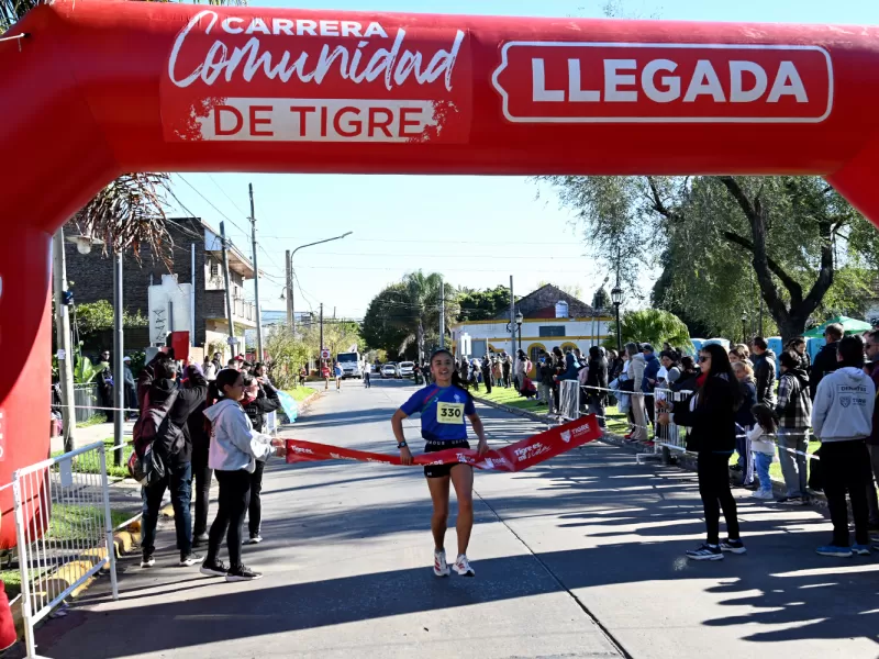 Miles de vecinos participaron de la Carrera Comunidad Tigre por el 140° aniversario de General Pacheco