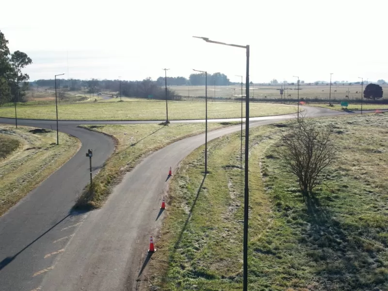 Avanzan obras de iluminación con fondos de Provincia