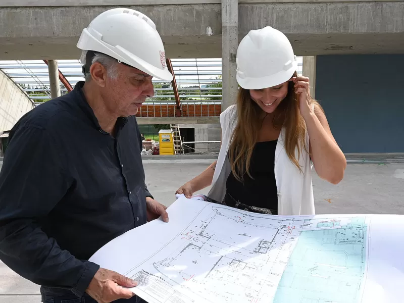 Zamora supervis&oacute; la ampliaci&oacute;n del Polideportivo de General Pacheco