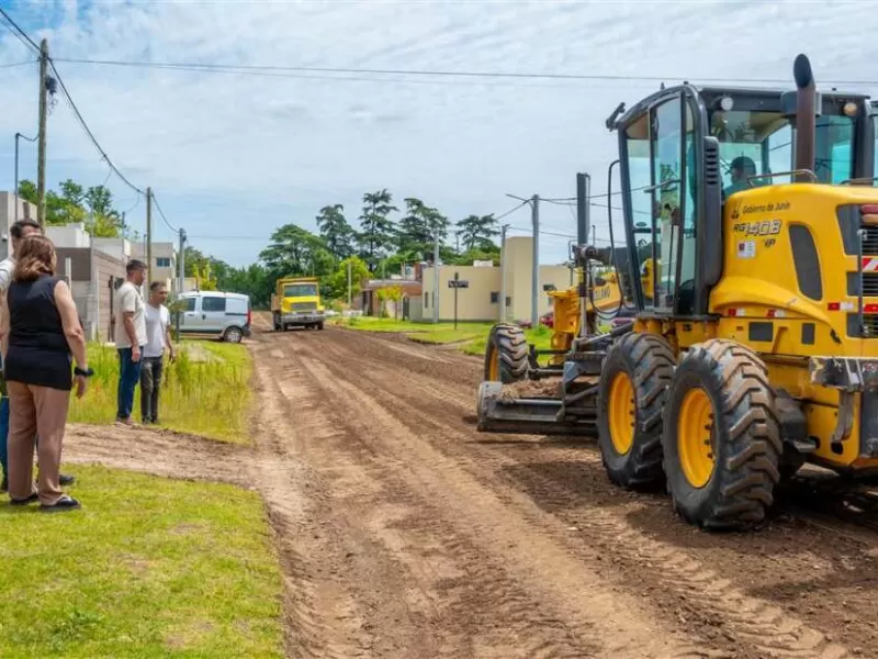 Mejorado de calles y avances urbanos en el barrio Emilio Mitre: el municipio destacó el impacto del programa “Proyectar 1”