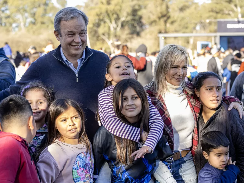 Una multitud celebró el “Día del niño” con actividades culturales y atracciones en la granja educativa municipal