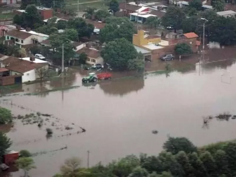 Fuerte tormenta provoc&oacute; inundaciones, rescates y graves da&ntilde;os en el Valle de Lerma