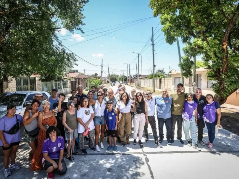 Inauguraron nuevos pavimentos en el barrio El Dorado