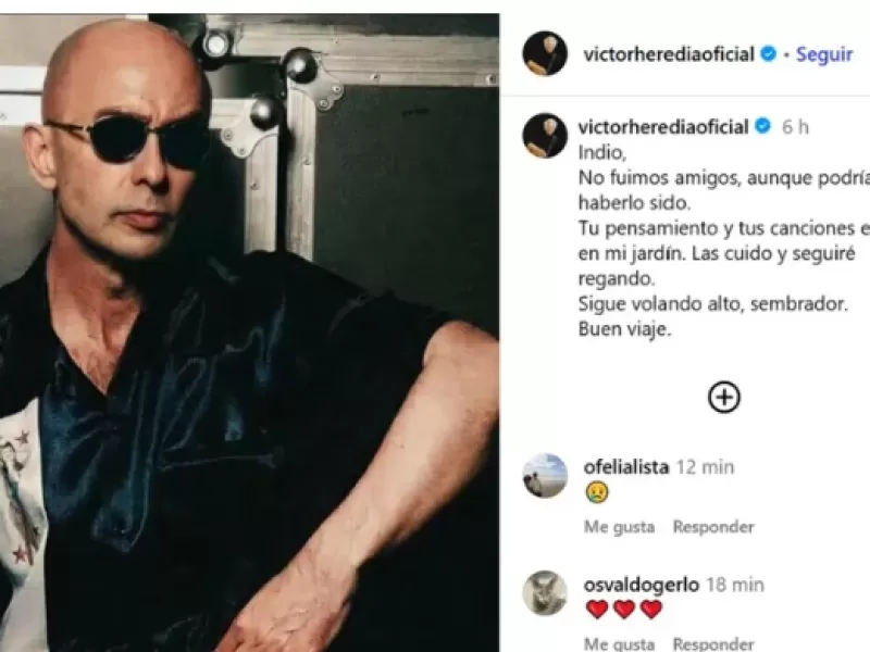 El adiós al Indio Solari: los emotivos mensajes de los artistas