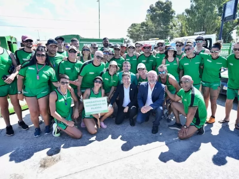 Kicillof presentó el Operativo Verano 2026 en Punta Lara
