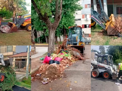 M&aacute;s operativos de limpieza y recolecci&oacute;n de residuos en distintos barrios del distrito