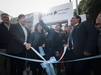Kicillof y Katopodis inauguraron el nuevo edificio de la Escuela Secundaria N°48