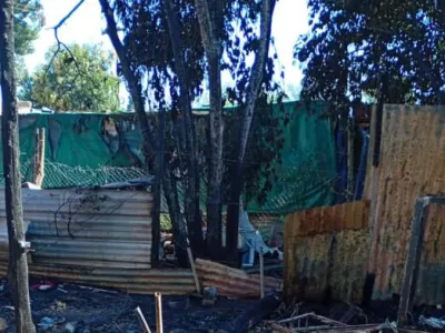 Lanzan campa&ntilde;a solidaria tras incendio que destruy&oacute; una vivienda y dej&oacute; a una familia sin nada