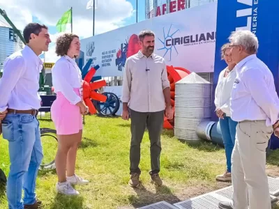Juan Fiorini recorri&oacute; Expoagro 2026 y destac&oacute; la presencia de empresas de la ciudad