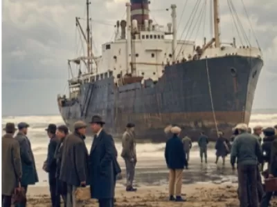 Recrean el naufragio del Esito en Necochea, ocurrido en 1964