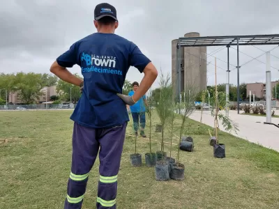 La ciudad fortalece su perfil como pulm&oacute;n verde con un gran operativo de forestaci&oacute;n en el parque Don Orione