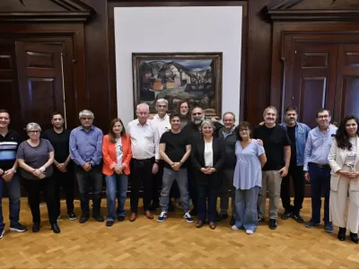 Kicillof reuni&oacute; a dirigentes sindicales en La Plata y refuerza la agenda por el D&iacute;a de la Memoria