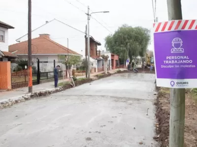 Bernal: avanzan las obras de repavimentaci&oacute;n en una zona clave para mejorar la circulaci&oacute;n