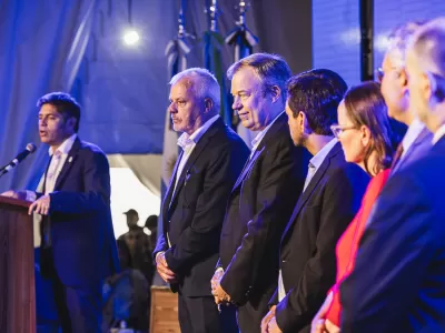 Axel Kicillof y Mariano Cascallares inauguraron junto a Fabiani y a Paula Eichel la Feria del Libro