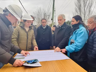 Alak y Katopodis inauguraron los desagües pluviales en la cuenca del Arroyo Maldonado