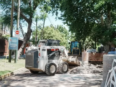 El Municipio ejecuta obras h&iacute;dricas en Temperley Oeste para mejorar el drenaje pluvial