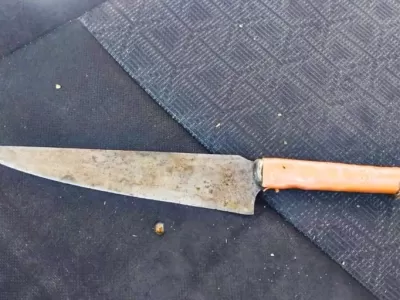 Detuvieron a un hombre por atacar a su pareja con un cuchillo