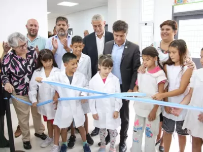 Ferraresi y Kicillof inauguraron nuevos edificios educativos con una inversi&oacute;n millonaria
