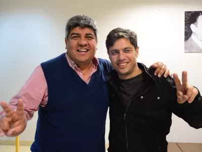 Kicillof recibi&oacute; a Pablo Moyano y suma respaldo sindical en medio de la interna peronista