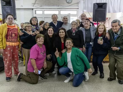 Cascallares compartió una jornada recreativa junto a un centenar de jubilados
