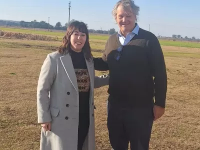 Belén Veronelli se reunió con el vicepresidente de la Sociedad Rural para impulsar el desarrollo productivo en la región