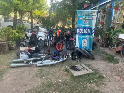 La polic&iacute;a desmantel&oacute; un desarmadero de autopartes en Glew