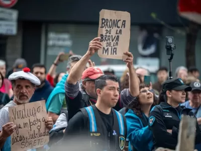 La Marcha de la Bronca  contra Milei en todo el pa&iacute;s