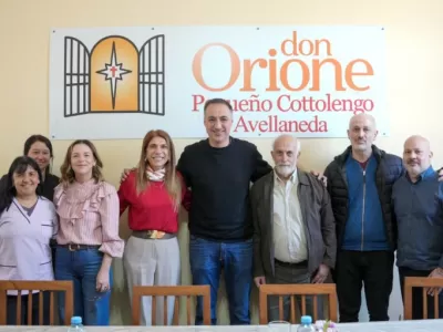 Magdalena Sierra recorri&oacute; las obras de remodelaci&oacute;n del Cottolengo Don Orione