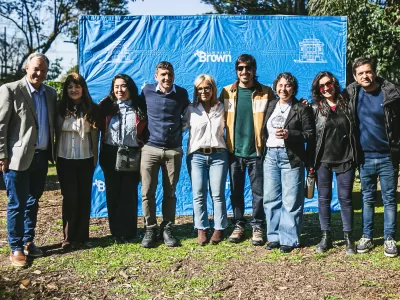 En el D&iacute;a de la Maestra, Cascallares, Fabiani y Paula Eichel compartieron un desayuno con docentes
