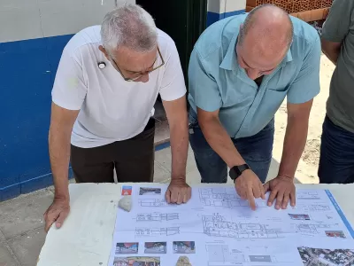 Zamora supervis&oacute; obras de ampliaci&oacute;n y refacci&oacute;n en la Escuela Secundaria N&deg;41 de El Talar