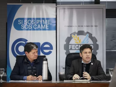 Kicillof cuestion&oacute; el endeudamiento de las familias y critic&oacute; el modelo econ&oacute;mico de Milei durante su visita a Chaco