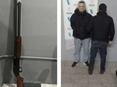 Detuvieron a un hombre armado tras una crisis nerviosa