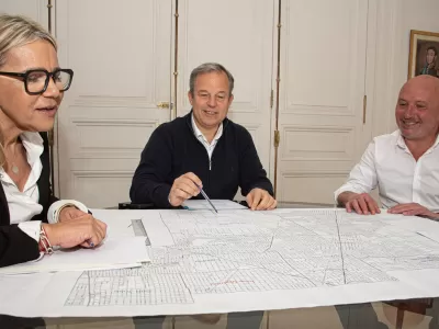 Cascallares mantuvo un encuentro de trabajo con los candidatos de “Fuerza Patria”