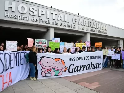 Trabajadores del Garrahan se manifestaron por las declaraciones de Milei sobre presupuesto, salarios y personal