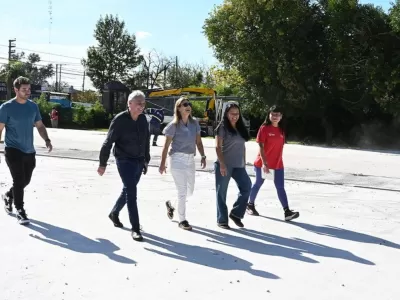 Julio Zamora supervis&oacute; obras en el Polideportivo de General Pacheco para ampliar la escuela de tenis