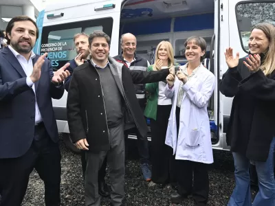 Kicillof inauguró obras clave y cuestionó el ajuste nacional