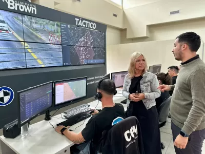 La ciudad fortalece su sistema de prevenci&oacute;n con m&aacute;s c&aacute;maras, alarmas y la app "Brown previene"