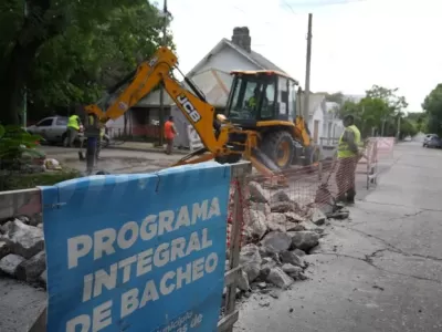 Avanza el plan de repavimentaci&oacute;n en hormig&oacute;n en barrios