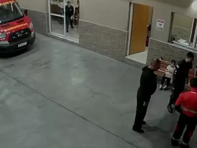 Bomberos de Pi&ntilde;eyro asistieron a un beb&eacute; de un mes que ten&iacute;a una obstrucci&oacute;n en las v&iacute;as respiratorias