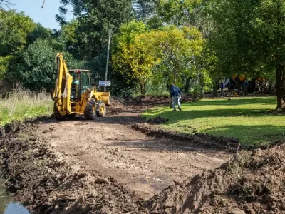 Avanza una obra de pavimentaci&oacute;n clave en Guti&eacute;rrez para mejorar accesos y escurrimiento