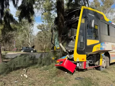Accidente del micro 202: Scafati confirm&oacute; unos 20 heridos y el corte total de la avenida 60
