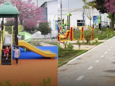 Finalizan la remodelaci&oacute;n de la Plaza Eva Per&oacute;n en Wilde