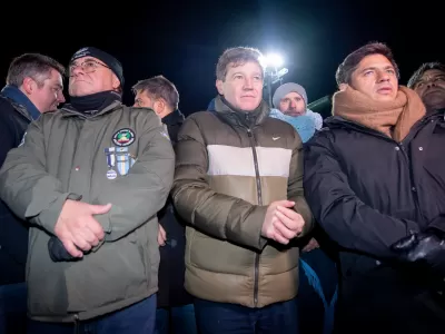 Kicillof particip&oacute; de la vigilia en R&iacute;o Grande y reafirm&oacute; el reclamo por la soberan&iacute;a de Malvinas