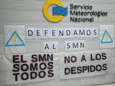 Conflicto en el SMN: despidos masivos y paro nacional de ATE por el ajuste